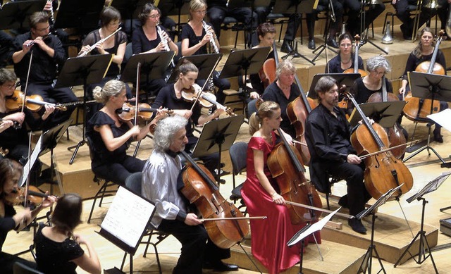 Gipfeltreffen der Cellostars: Mischa M...a und Ivan Monighetti  im Stadtcasino   | Foto: Roswitha Frey