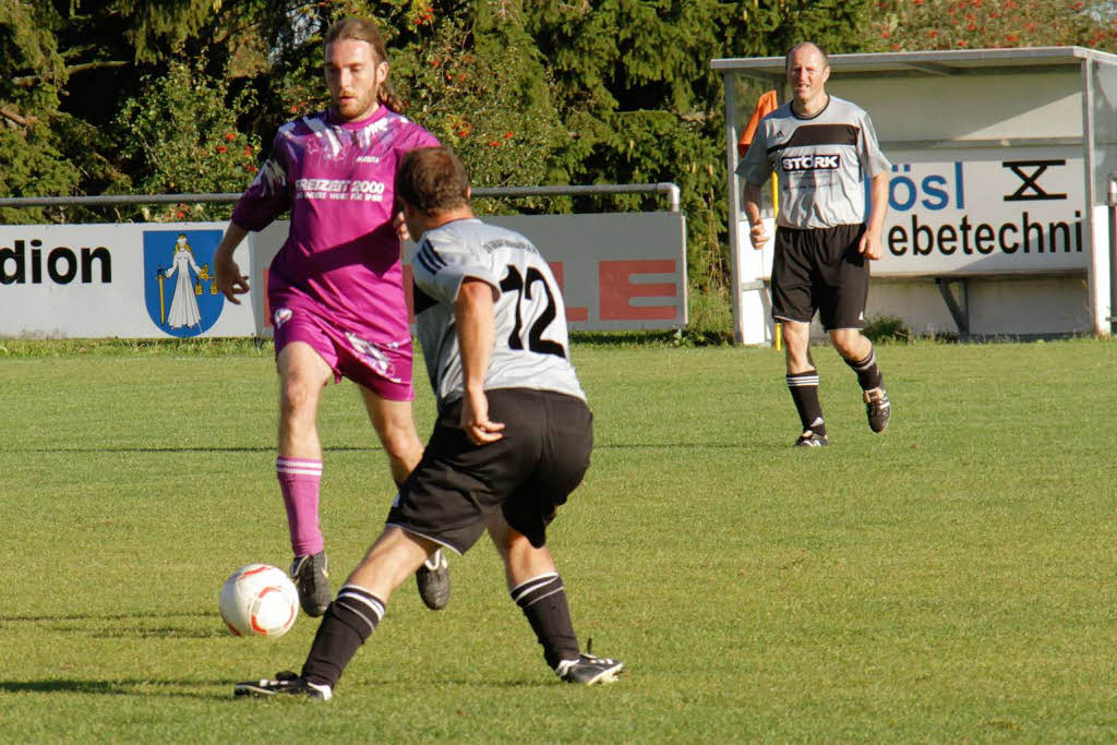 Spannendes Endspiel beim Altherrenturnier, das Birkendorf mit 1:0 fr sich entscheiden konnte