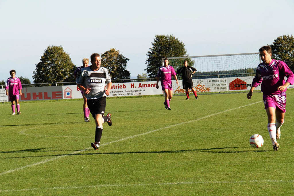 Spannendes Endspiel beim Altherrenturnier, das Birkendorf mit 1:0 fr sich entscheiden konnte