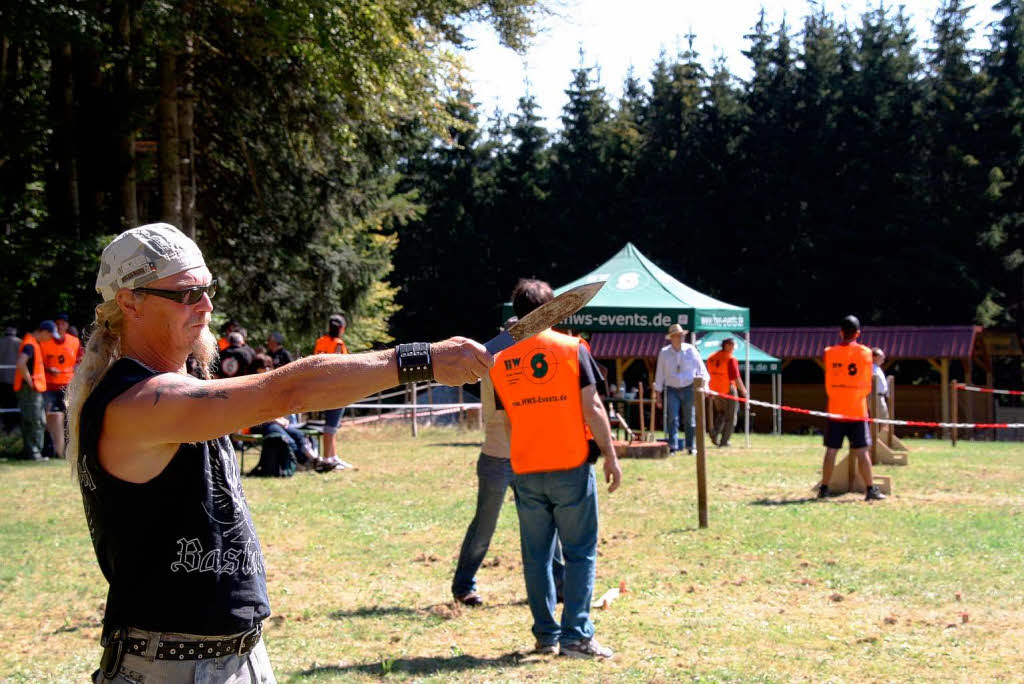 Impressionen von der Europameisterschaft der Messer- und Axtwerfer