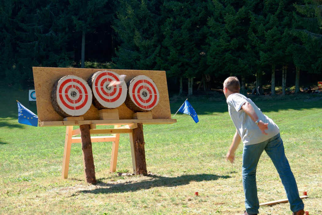 Impressionen von der Europameisterschaft der Messer- und Axtwerfer