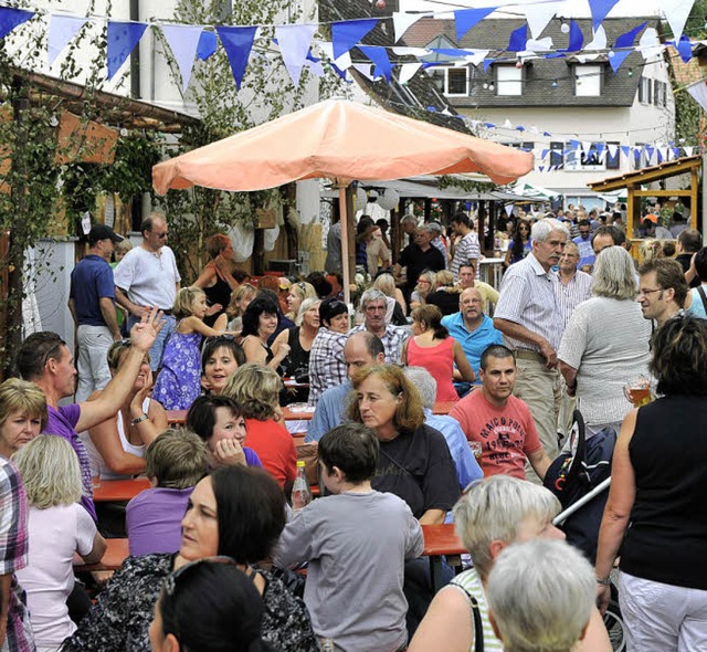 Richtig viel los war beim Waltershofener Dorffest.   | Foto: Rita Eggstein