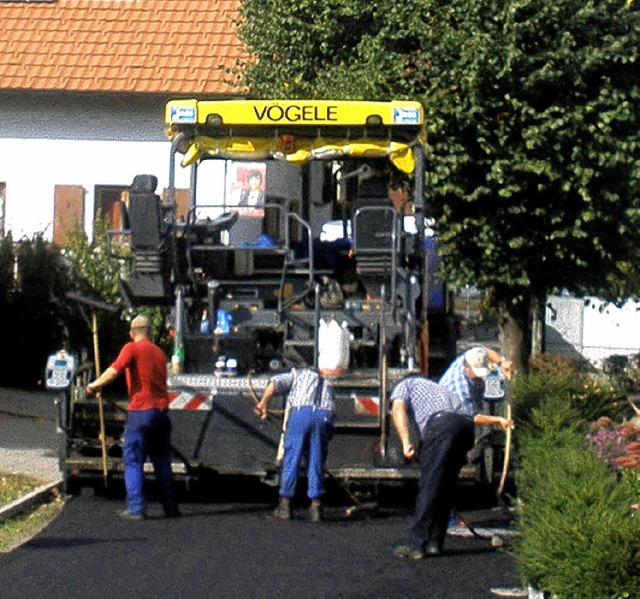 Straensanierung werden die Gemeinde auch in den kommenden jahren fordern.   | Foto: R.-D. Kanmacher