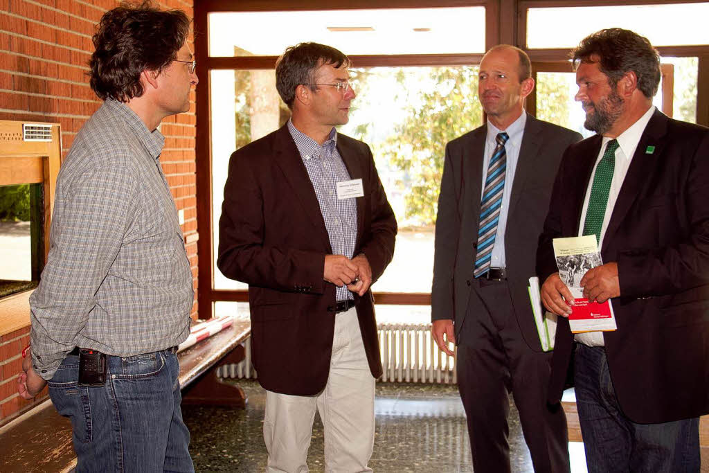 In der Schlchttal-Schule (von links): Clemens Winterhalter, Henning Zillessen, Christian Behringer und Reinhold Pix
