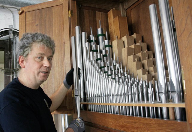Orgelbauer Andreas Weber   | Foto: Michael Saurer