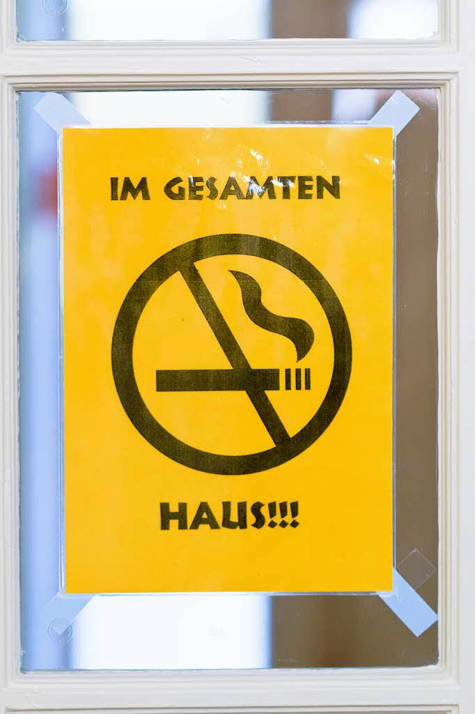 Auch im CB gilt: Rauchen verboten.
