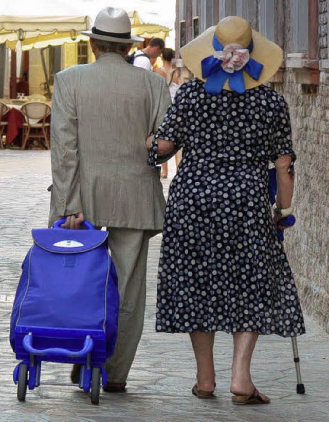 Gemeinsam alt werden: Ein Ideal fr viele Paare  | Foto: Caroline Schrader - Fotolia