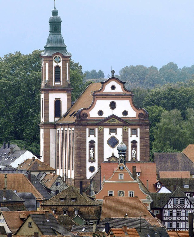 Sankt Bartholomus ist eines der herau...Ettenheimer barocken Altstadtensemble.  | Foto: Rein