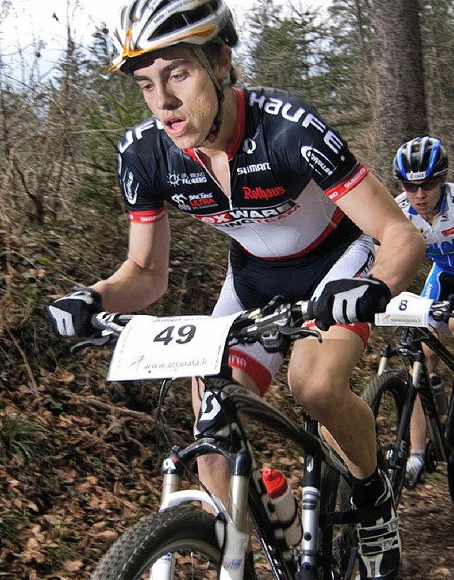 Der Mnstertler Julian Schelb fuhr in Heubach auf Rang zwei.    | Foto: privat