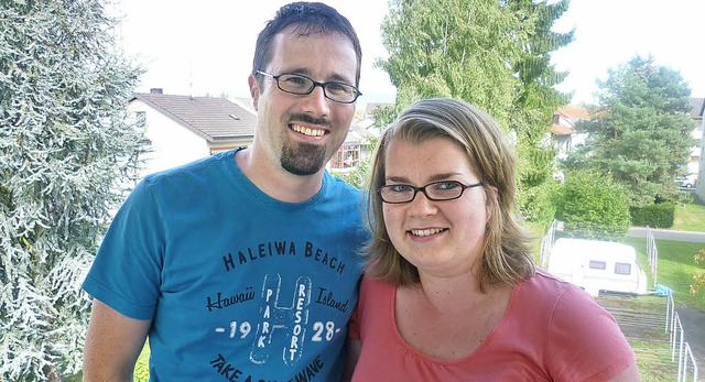 Rebecca und David von Knel sind die n... der Chrischona-Gemeinde Rheinfelden.   | Foto: Claudia Gempp