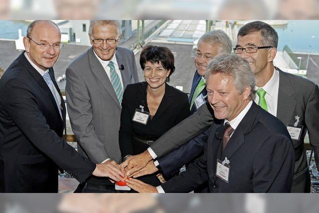 Wasserkraft voraus in Rheinfelden