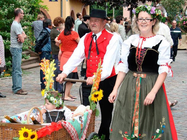 Das Elsass steht  fr traditionelle Vo...e und Landleben, wie hier in Bergheim.  | Foto: Jill Kppe