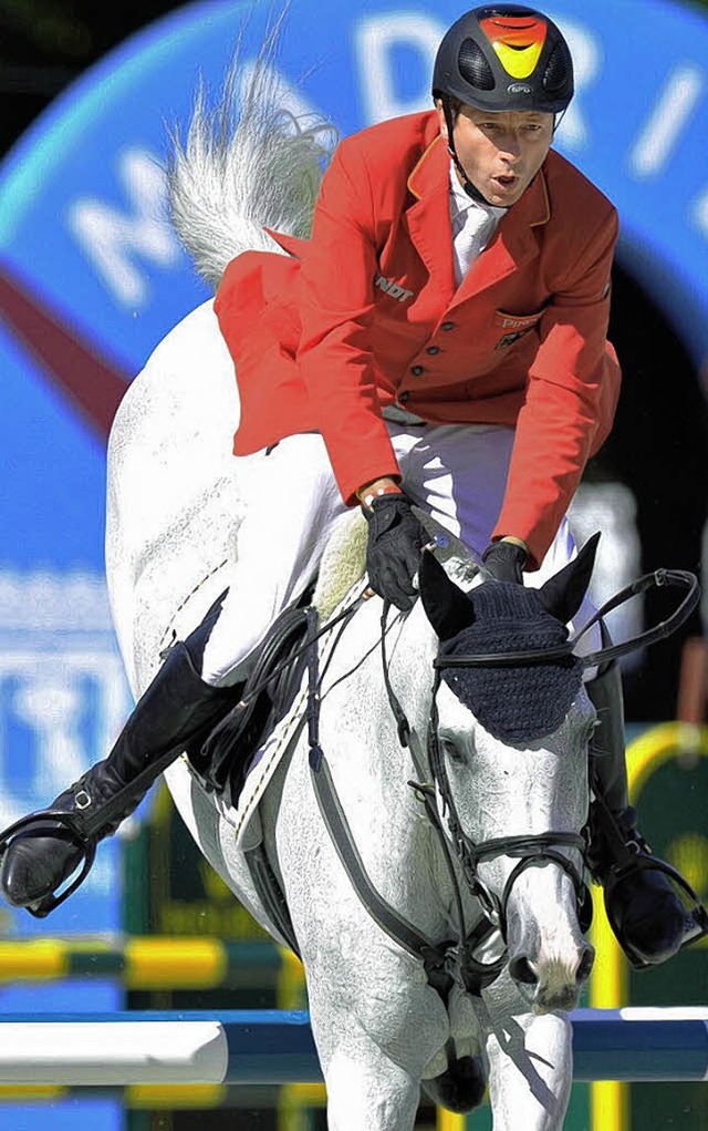 Carsten-Otto Nagel holt mit dem Team G... Aussichten auf die goldene Medaille.   | Foto: dpa