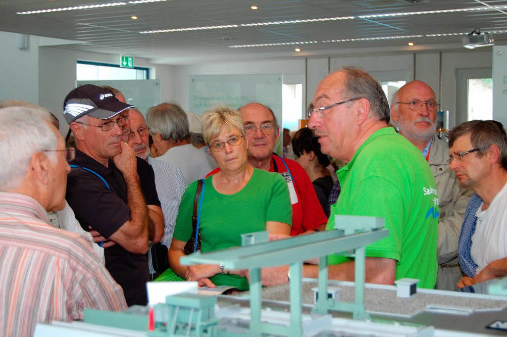 Impressionen von den Tagen der offenen Tr im neuen Wasserkraftwerk Rheinfelden