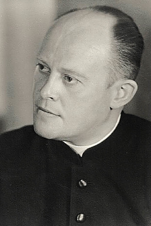 Pfarrer Eugen Hirt war  in Kandern Pfarrverweser von 1940 bis 1949.  | Foto: Stadtarchiv