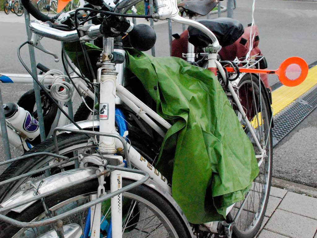 Gut geschützt bei Regen Gut geschützt bei Regen