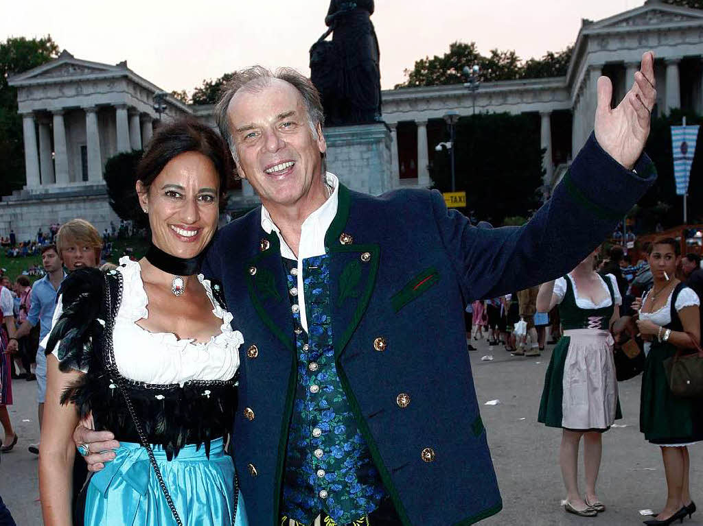 Der Schauspieler Wolfgang Fierek und seine Ehefrau Djamila Der Schauspieler Wolfgang Fierek und seine Ehefrau Djamila