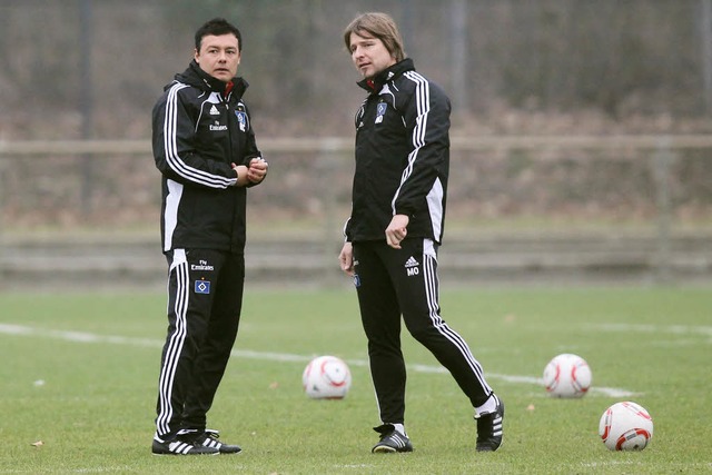 Rodolfo Cardoso (links) wird Interimst...r des  HSV &#8211; Oenning muss gehen.  | Foto: dpa