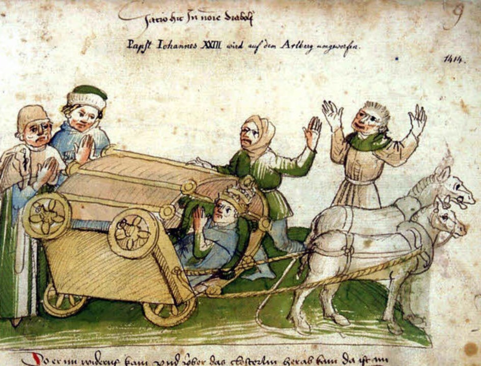 Ein Gegenpapst war schon mal da Freiburg Badische Zeitung