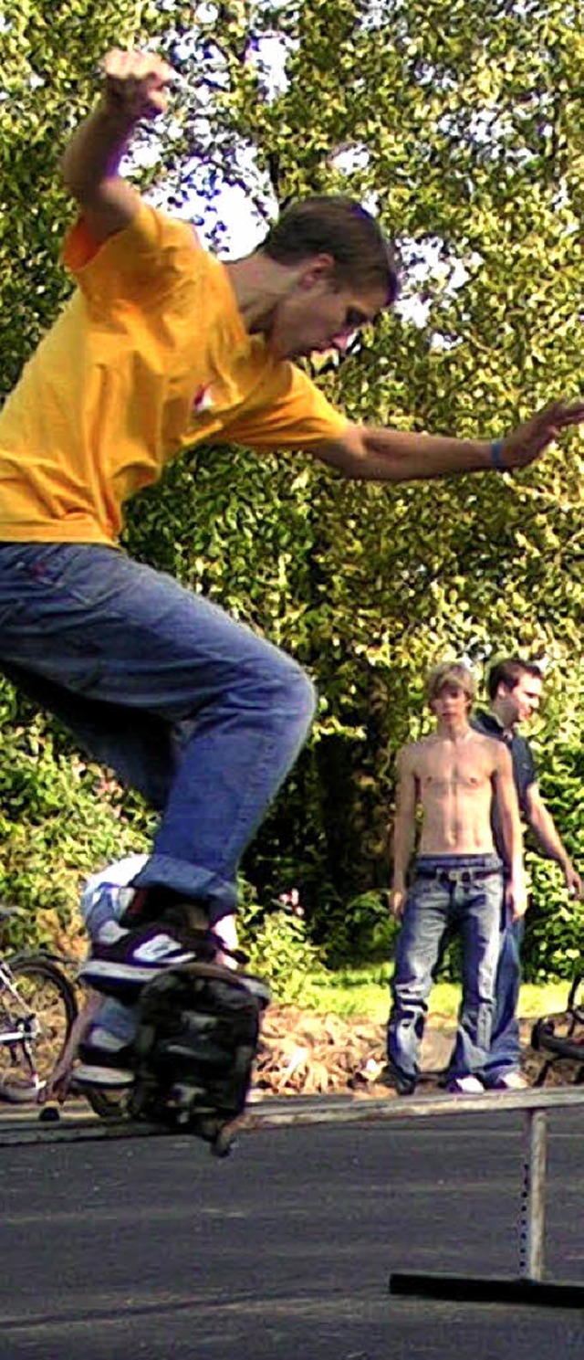 Einen Skatepark wnschen sich Murger J... auch konkrete Vorarbeiten geleistet.   | Foto: Archivfoto: Simon Stortz