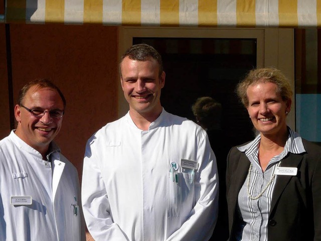 Dr. Arnd Mller (links) leitet mit Cla.... Jens Frickhffer ist neuer Oberarzt.  | Foto: Privat