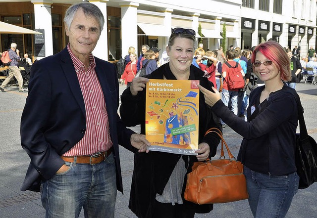 Haben das Herbstfest gut vorbereitet: ...sanne Spingler und Mireille Schleith.   | Foto: Barbara Ruda