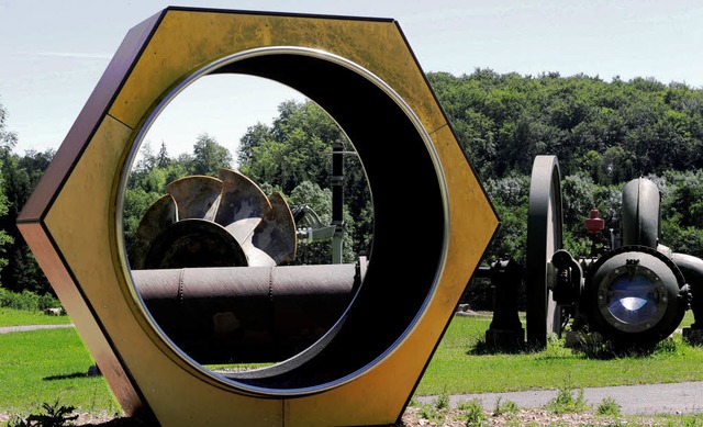 In zehn Jahren sind einige beeindrucke...Turbine aus der Papierfabrik Albbruck.  | Foto: BZ