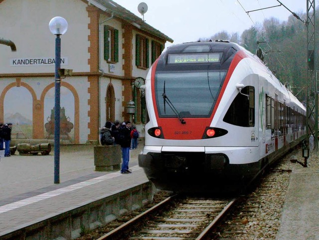 Die Regio-S-Bahn in Kandern bleibt wohl eine Vision.    | Foto: BZ