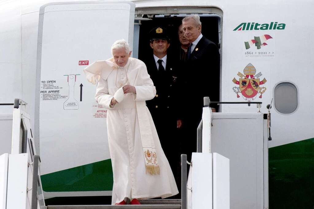 Der Papst ist gelandet
