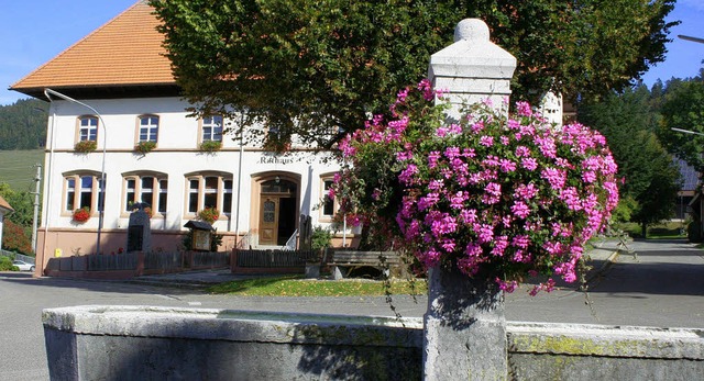 Der Blumenschmuck in Gersbach wird ehr...d im Ortschaftsrat auf Unverstndnis.   | Foto: Gerd Sutter