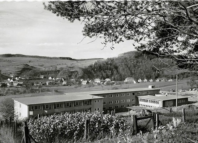 Die Klinik 1961, kurz vor der Erffnung.   | Foto:  Archiv BDH-Klinik