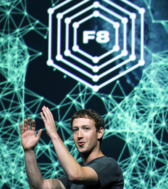 Hat Netz-Visionen: Facebook-Grnder Mark Zuckerberg   | Foto: afp