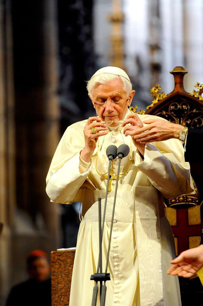 Papst Benedikt XVI. im Freiburger Mnster.