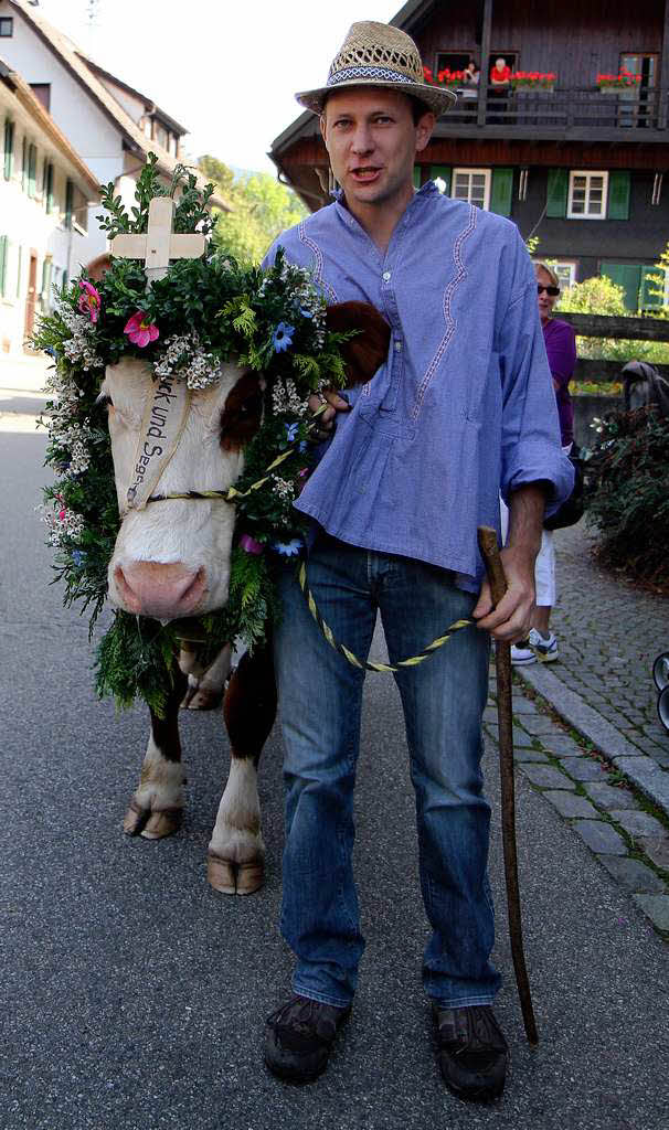 Der Almabtrieb in Simonswald ergab so manche ungewohnte Perspektive. Der Almabtrieb in Simonswald ergab so manche ungewohnte Perspektive.
