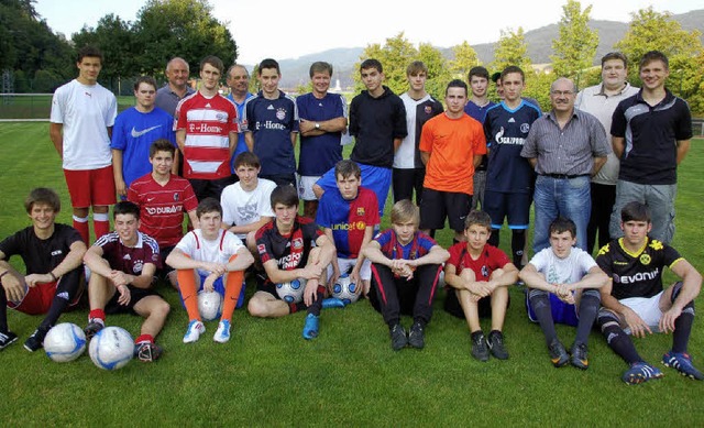 Die erfolgreichen A-Junioren der Spielgemeinschaft Elzach-Yach/Winden.   | Foto: Elfriede Mosmann