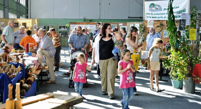 Vor allem Familien nutzten am Wochenen...usstellung Natur/Nature in Chalamp.    | Foto: Alexander Anlicker