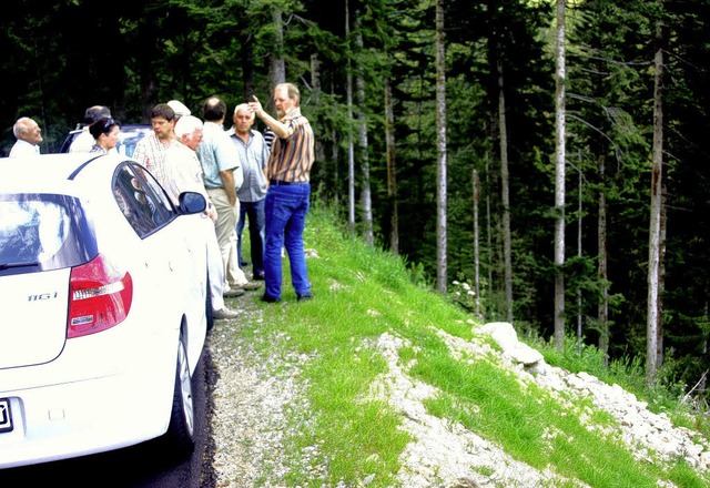 Leitplanken sollen an der sanierten Or...erger im August bei der CDU-Tour hin.   | Foto: Heiner Fabry