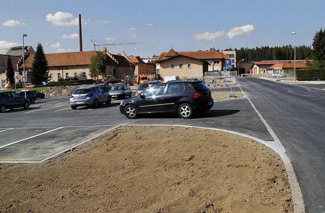 Die neuen Parkpltze vor der Staatsbra... des Brauereigasthofes genutzt werden.  | Foto: Wilfried Dieckmann