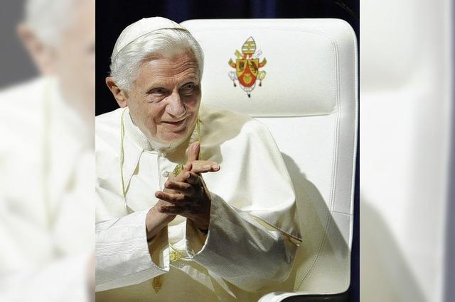 Papst Benedikt saß auf einem Vitra-Stuhl