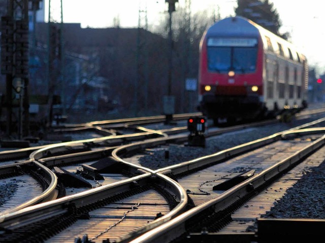 Der Zug verliert sein Privileg, er muss leiser werden.   | Foto: GOLLRAD