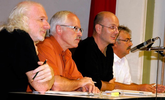 Initiatoren der Initiative pro Ortscha...tmann, Jochen Meier und  Peter Stckle  | Foto: Heidi Foessel
