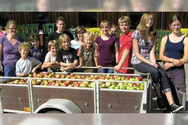 Am Anfang der Apfel, dann ein Huhn