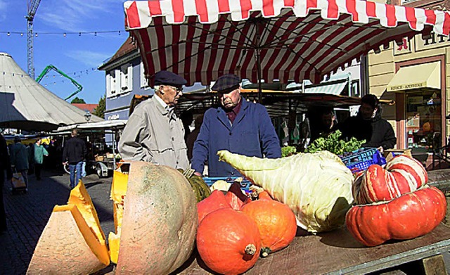 Der Wochenmarkt dauert  ab Samstag bis 14 Uhr.   | Foto: Seller