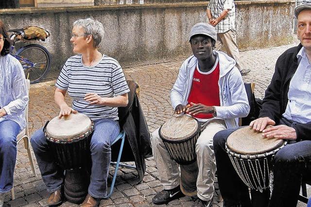 Protest gegen Abschiebung