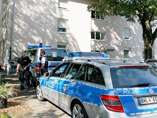 Hier wurde der mutmaliche Tter in seiner Wohnung gefasst.   | Foto: Heidi Fssel