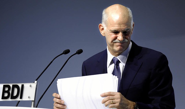 Griechenlands Ministerprsident Georgios Papandreou   | Foto: dapd