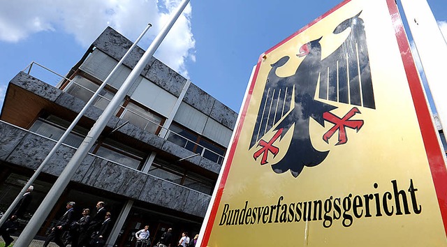 Das Gebude des Bundesverfassungsgeric...erzeit wird das Gebude grundsaniert.   | Foto: dpa