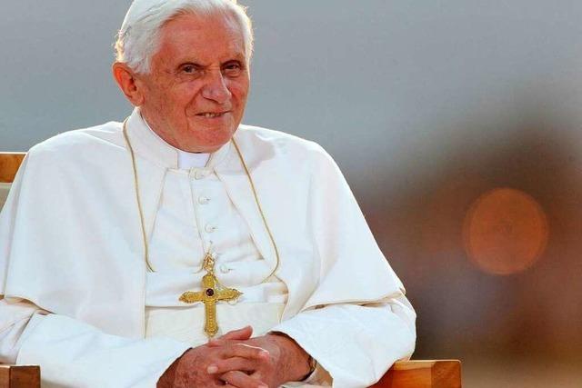 Papst Benedikt XVI. bedankt sich für herzliche Aufnahme