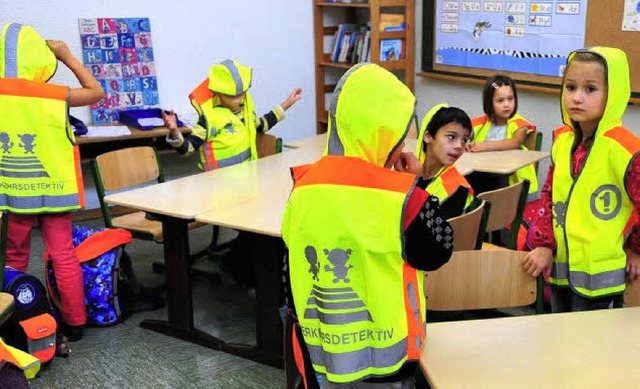 Von allen Seiten sichtbar: Stolz sind ...n auch andere Schulen in der Umgebung.  | Foto: Hans Meidhof