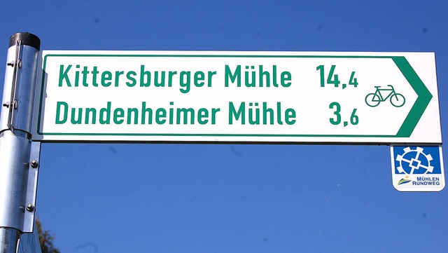 Die Schilder stehen, jetzt kann losger...g vorbeifhrt, ist 34 Kilometer lang.   | Foto: Hagen Spth